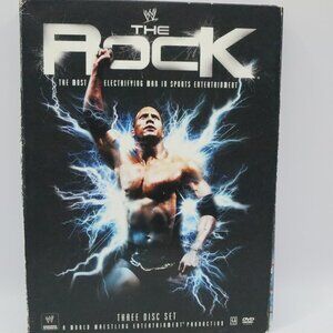 The Rock "The Most Electrifying Man in Sports Entertainment 3 Disc DVD Set WWE